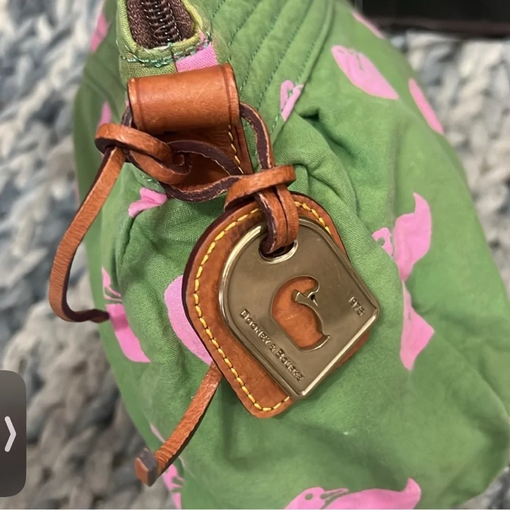 RARE🔥Authentic DOONEY & BOURKE Leather/cotton Duck print Satchel/Shoulder bag - Picture 15 of 16
